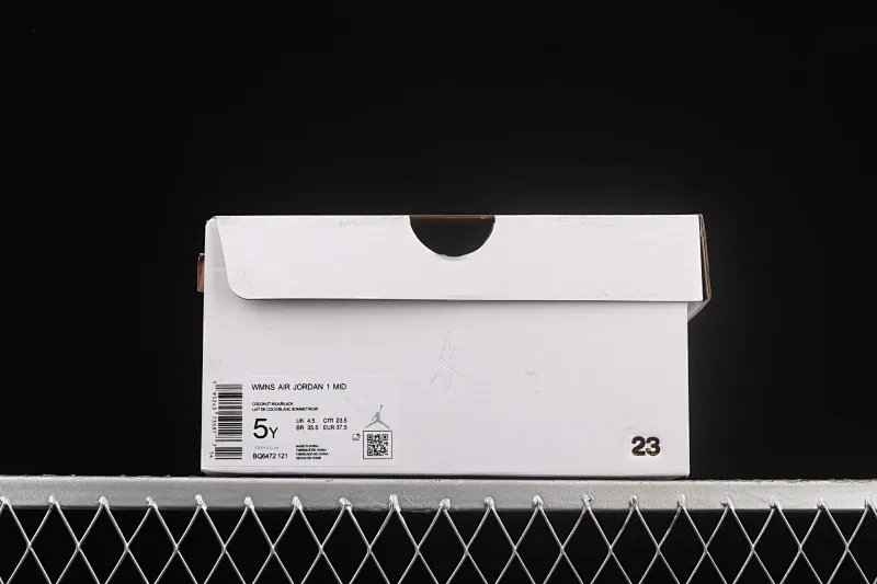 All categories Air Jordan Jordan series basketball shoes Air Jordan 1 Mid Air Jordan 1 Mid AJ1 Joe 1 white apricot milk coconut cream China basketball shoes BQ6472-121
